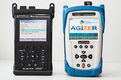 Сравнение рефлектометров Agizer OPX-350 и AFL (FOD) OFL 280